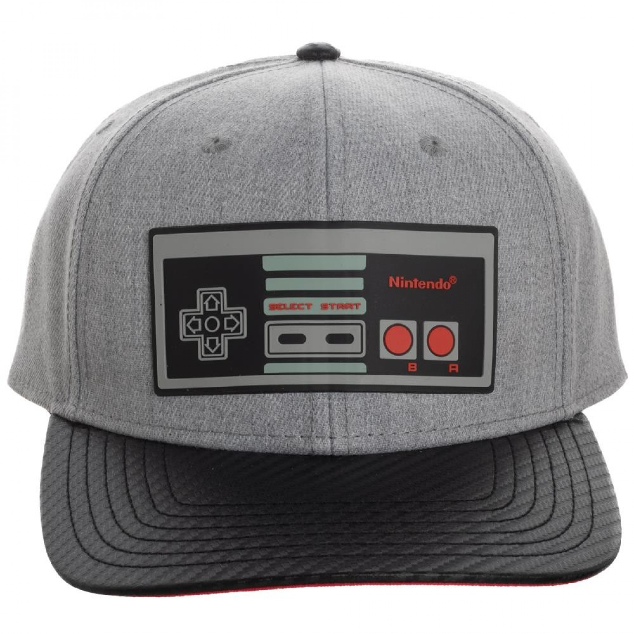 Nintendo Controller Carbon Fiber Pre-Curved Snapback Hat